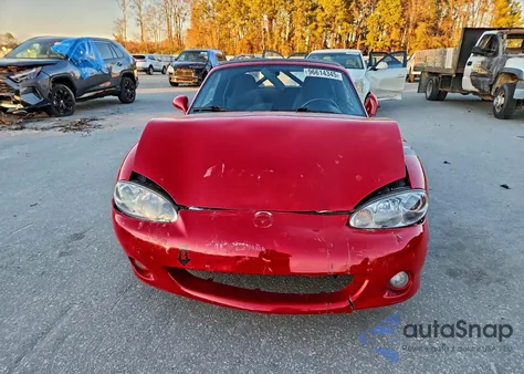 2001 Mazda Mx-5 Miata Base из США, поврежденный, VIN JM1NB353810216989